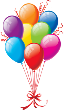 Birthday Balloons Clipart - Birthday Balloons Png,Balloons T